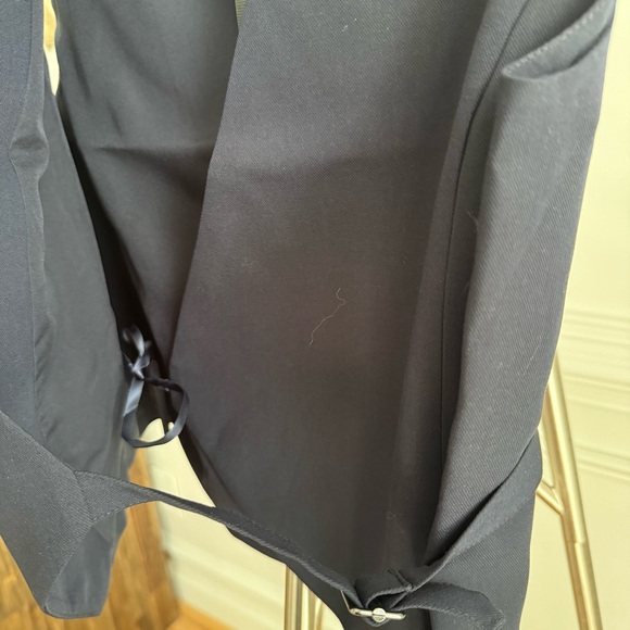Christian Lacroix Navy Blue Wrap-Around Vest Size Small - Picture 5 of 5